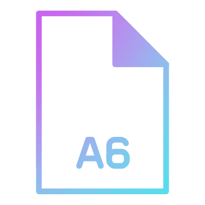 File A6, Animated Icon, Gradient