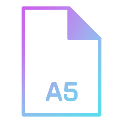 File A5, Animated Icon, Gradient