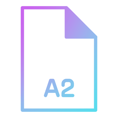 File A2, Animated Icon, Gradient