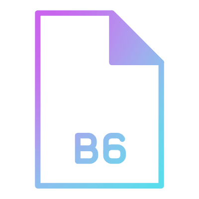 File B6, Animated Icon, Gradient