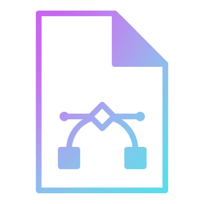 File Vector, Animated Icon, Gradient