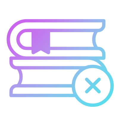 Books Cross, Animated Icon, Gradient