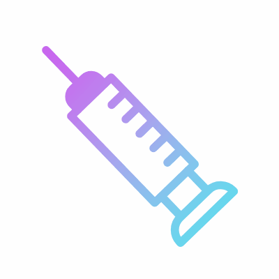 Syringe, Animated Icon, Gradient
