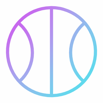 Basketball Ball, Animated Icon, Gradient