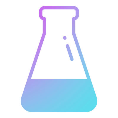 Flask, Animated Icon, Gradient