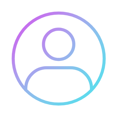 Avatar Circle, Animated Icon, Gradient