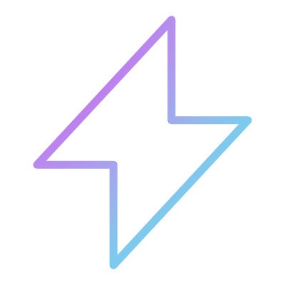 Bolt, Animated Icon, Gradient