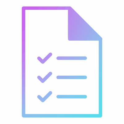 To-Do List, Animated Icon, Gradient