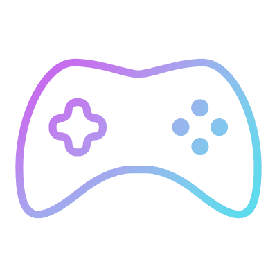Gamepad, Animated Icon, Gradient