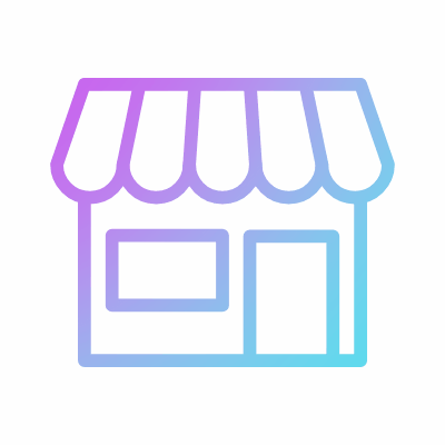 Shop, Animated Icon, Gradient