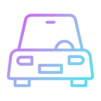 Car, Animated Icon, Gradient