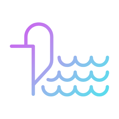 Swimming Pool, Animated Icon, Gradient