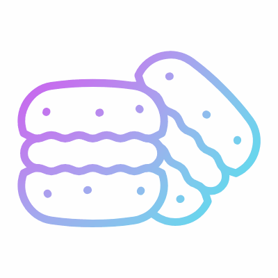 Macaroons, Animated Icon, Gradient