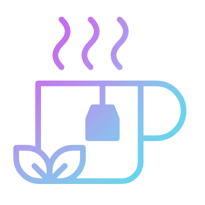 Green Tea, Animated Icon, Gradient