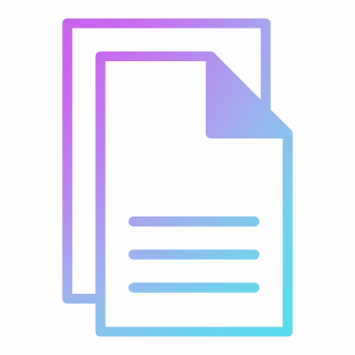 Documents, Animated Icon, Gradient
