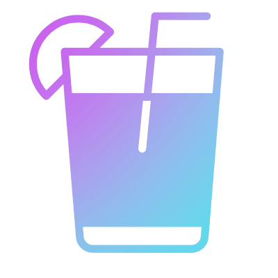 Juice, Animated Icon, Gradient