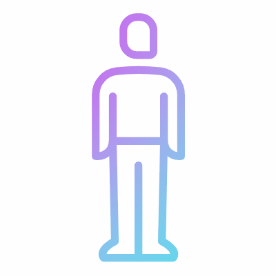 Male, Animated Icon, Gradient