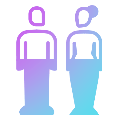 People Equality, Animated Icon, Gradient
