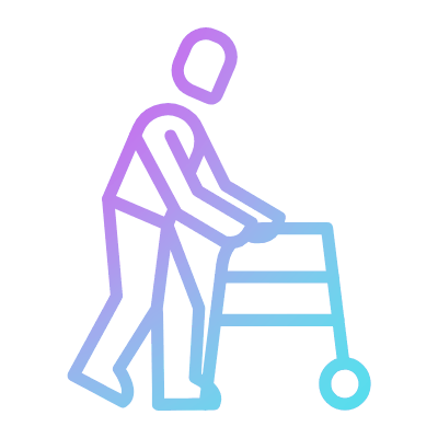 Person Walker, Animated Icon, Gradient