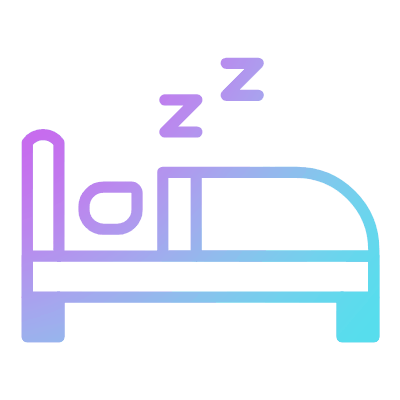 Sleep, Animated Icon, Gradient