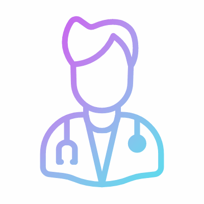 Man Doctor, Animated Icon, Gradient