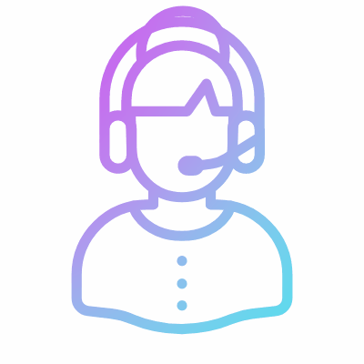 Woman Consultant, Animated Icon, Gradient