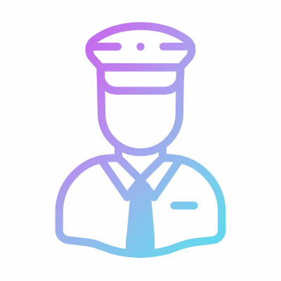 Man Sailor, Animated Icon, Gradient