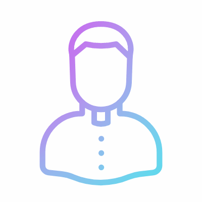 Priest, Animated Icon, Gradient