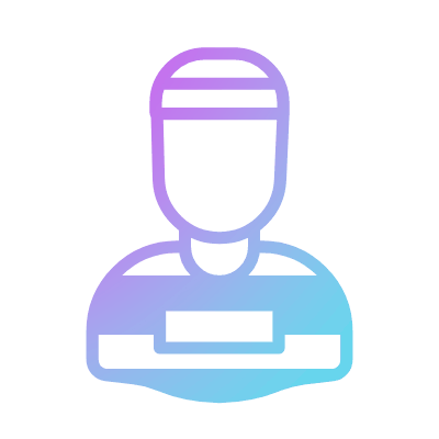 Man Prisoner, Animated Icon, Gradient
