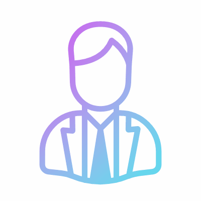 Man Elegant, Animated Icon, Gradient