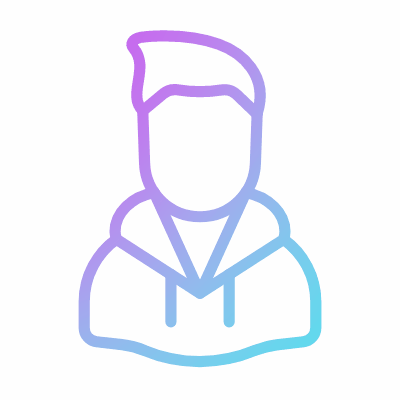 Man Streetwear, Animated Icon, Gradient