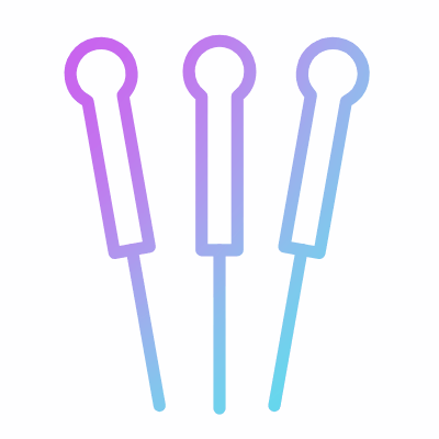 Acupuncture, Animated Icon, Gradient