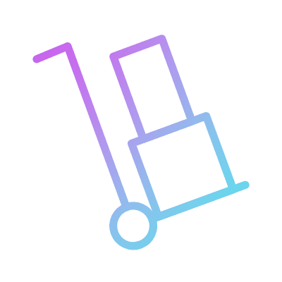 Delivery Boxes, Animated Icon, Gradient