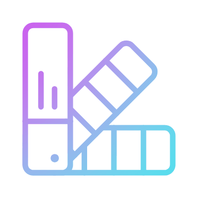 Color Swatch, Animated Icon, Gradient