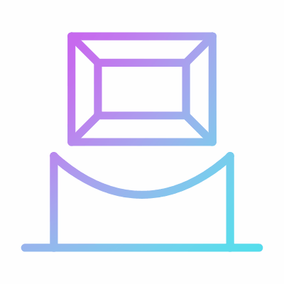 Exhibition, Animated Icon, Gradient