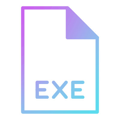 File EXE, Animated Icon, Gradient