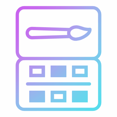 Watercolors, Animated Icon, Gradient