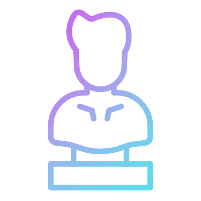Sculpture, Animated Icon, Gradient