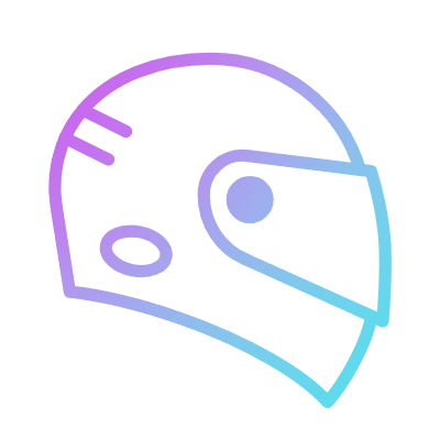 Motorbike, Animated Icon, Gradient
