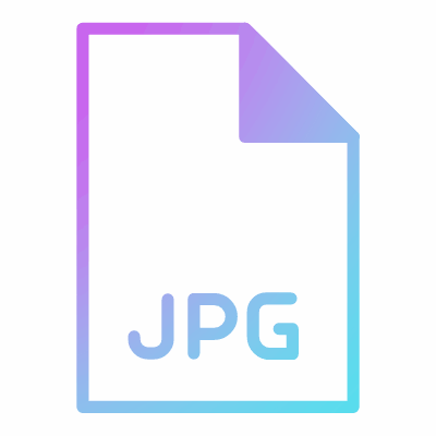 File JPG, Animated Icon, Gradient