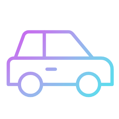 Car, Animated Icon, Gradient