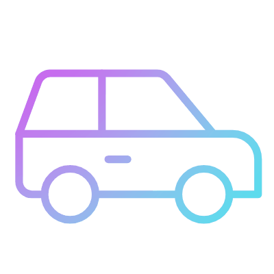 Hatchback, Animated Icon, Gradient