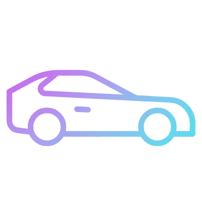 Sport Car, Animated Icon, Gradient