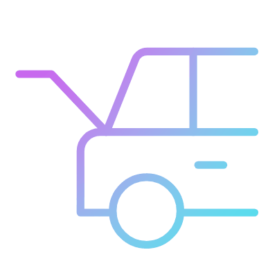 Car Boot, Animated Icon, Gradient