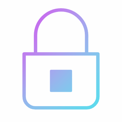 Lock, Animated Icon, Gradient