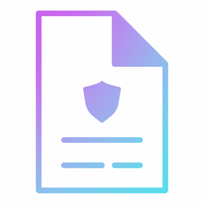 File Policy, Animated Icon, Gradient