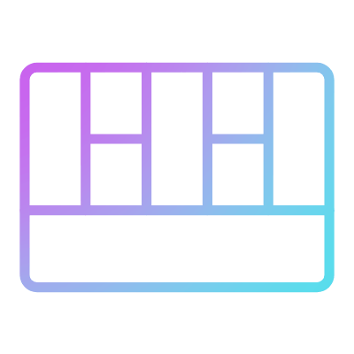 Business Model, Animated Icon, Gradient