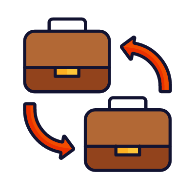B2B, Animated Icon, Lineal