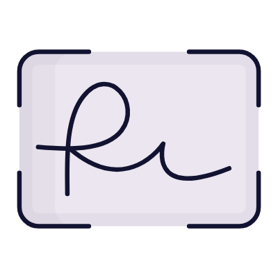 Signature, Animated Icon, Lineal