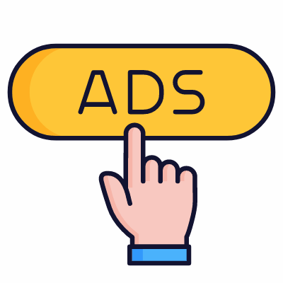 Button Ads, Animated Icon, Lineal